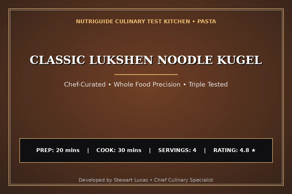 Classic Lukshen Noodle Kugel