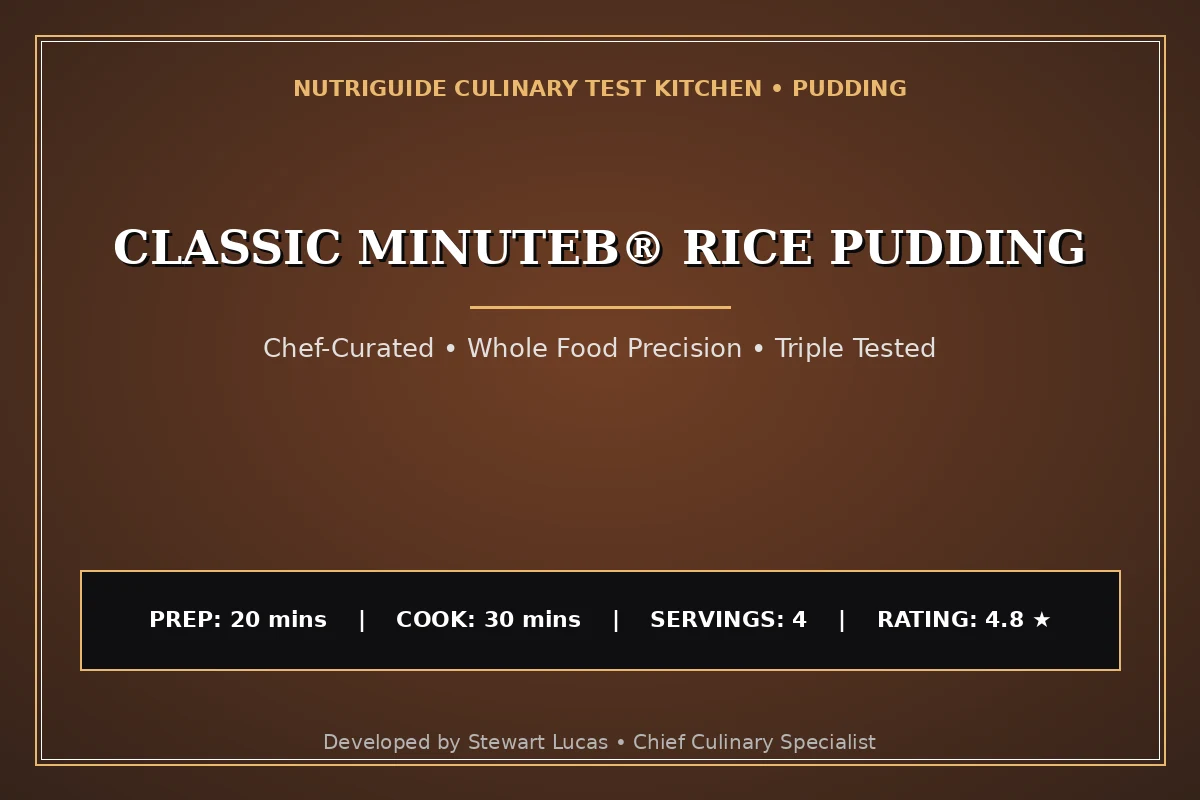 Classic Minuteв® Rice Pudding