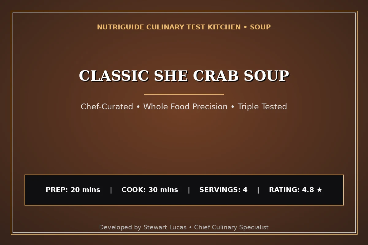 Classic She Crab Soup