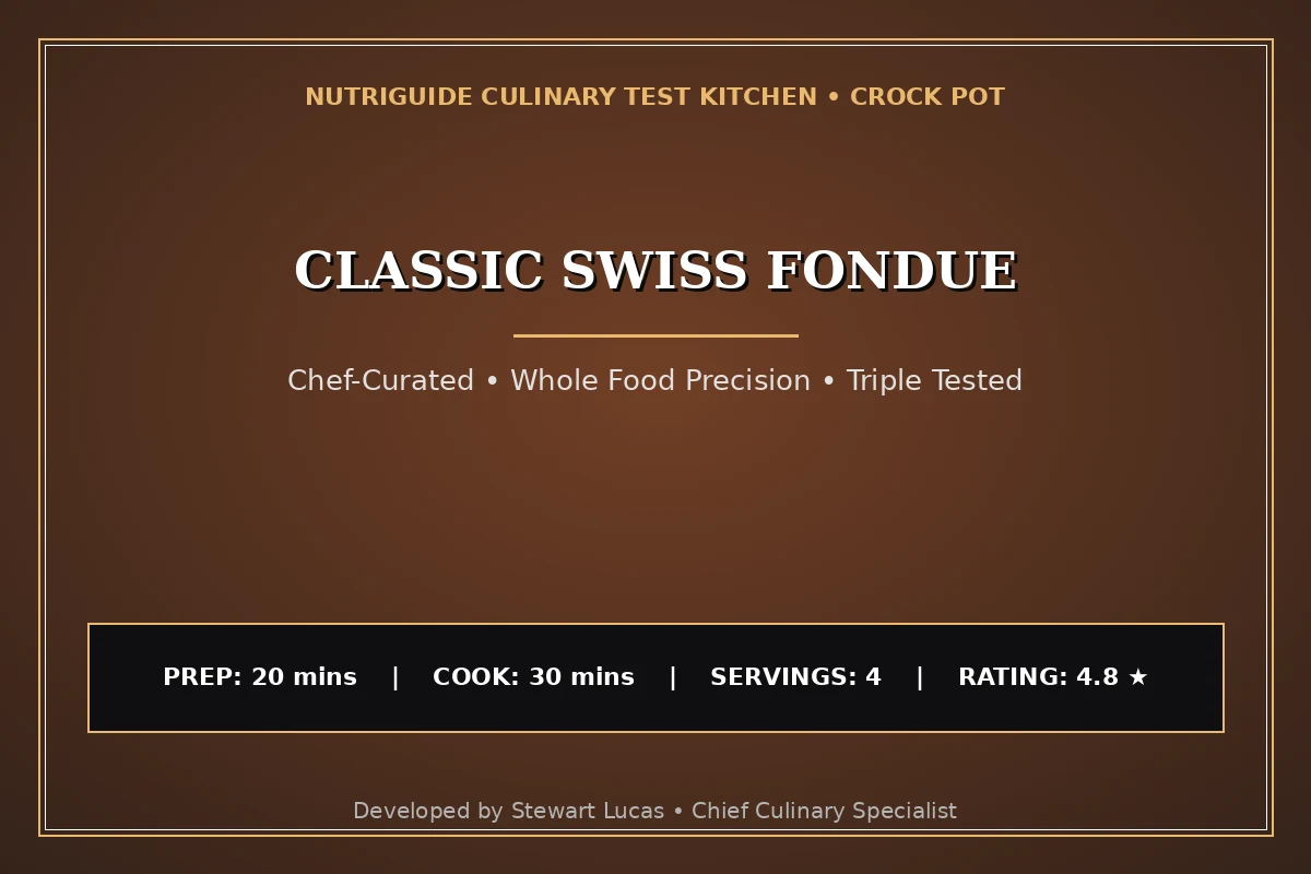 Classic Swiss Fondue
