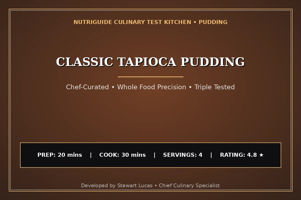 Classic Tapioca Pudding