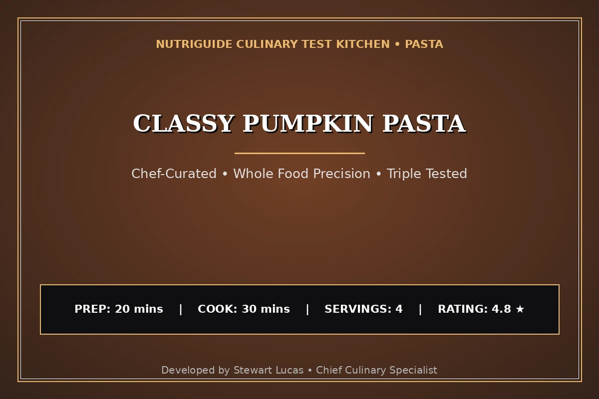 Classy Pumpkin Pasta