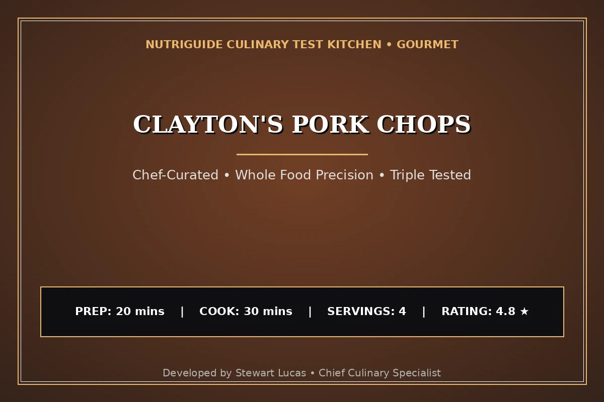 Clayton'S Pork Chops