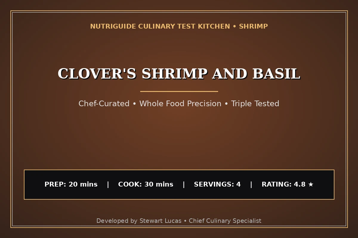 Clover'S Shrimp And Basil
