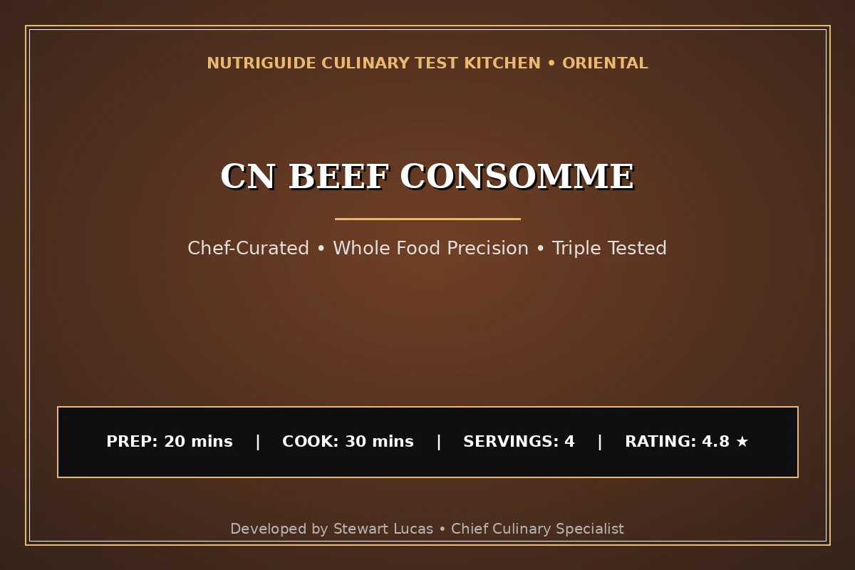Cn Beef Consomme
