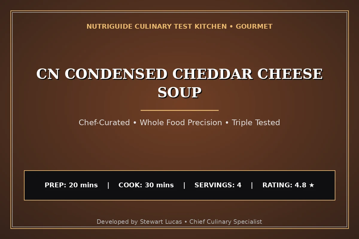 Cn Condensed Cheddar Cheese Soup