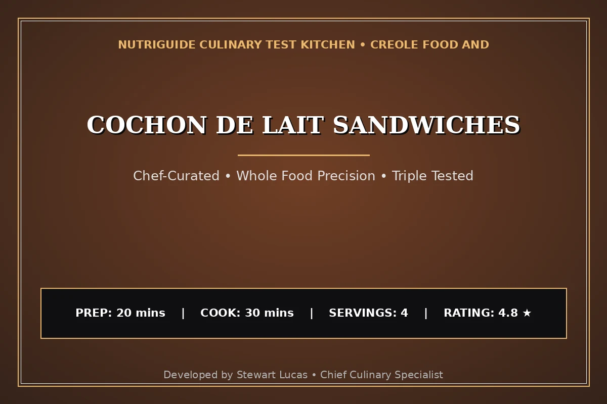 Cochon De Lait Sandwiches
