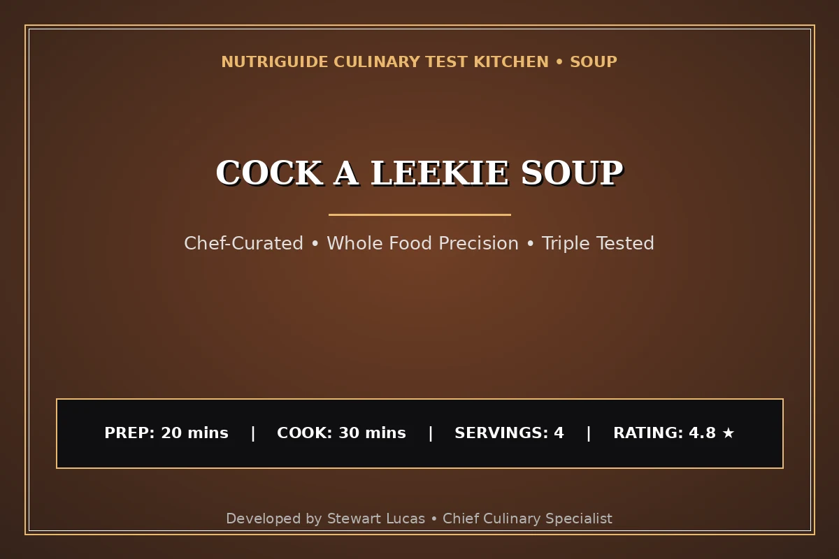 Cock A Leekie Soup