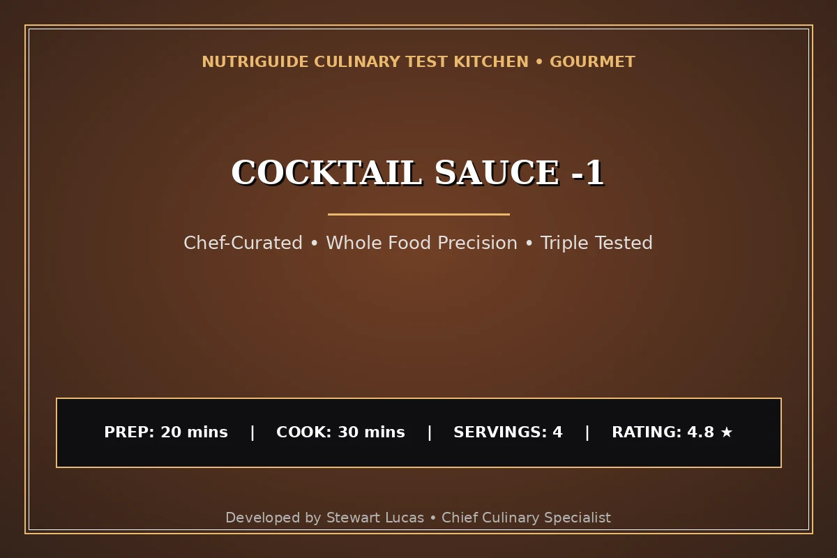 Cocktail Sauce -1