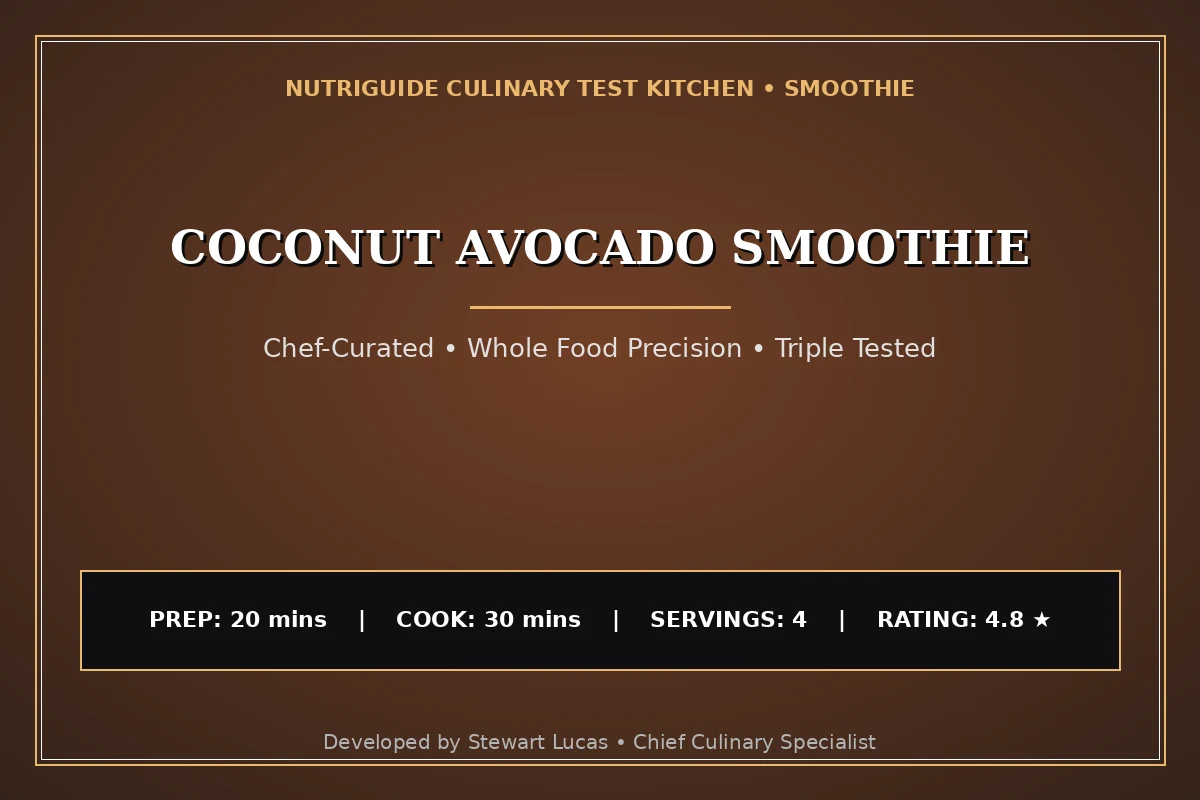 Coconut Avocado Smoothie