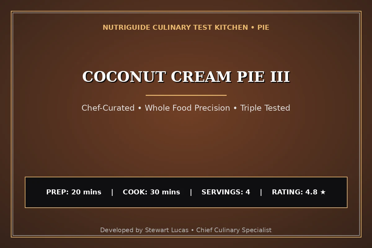 Coconut Cream Pie Iii