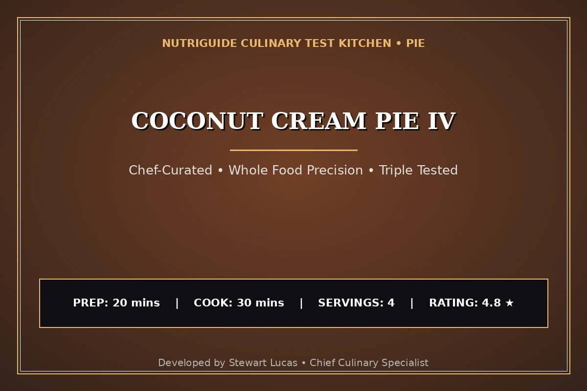 Coconut Cream Pie Iv