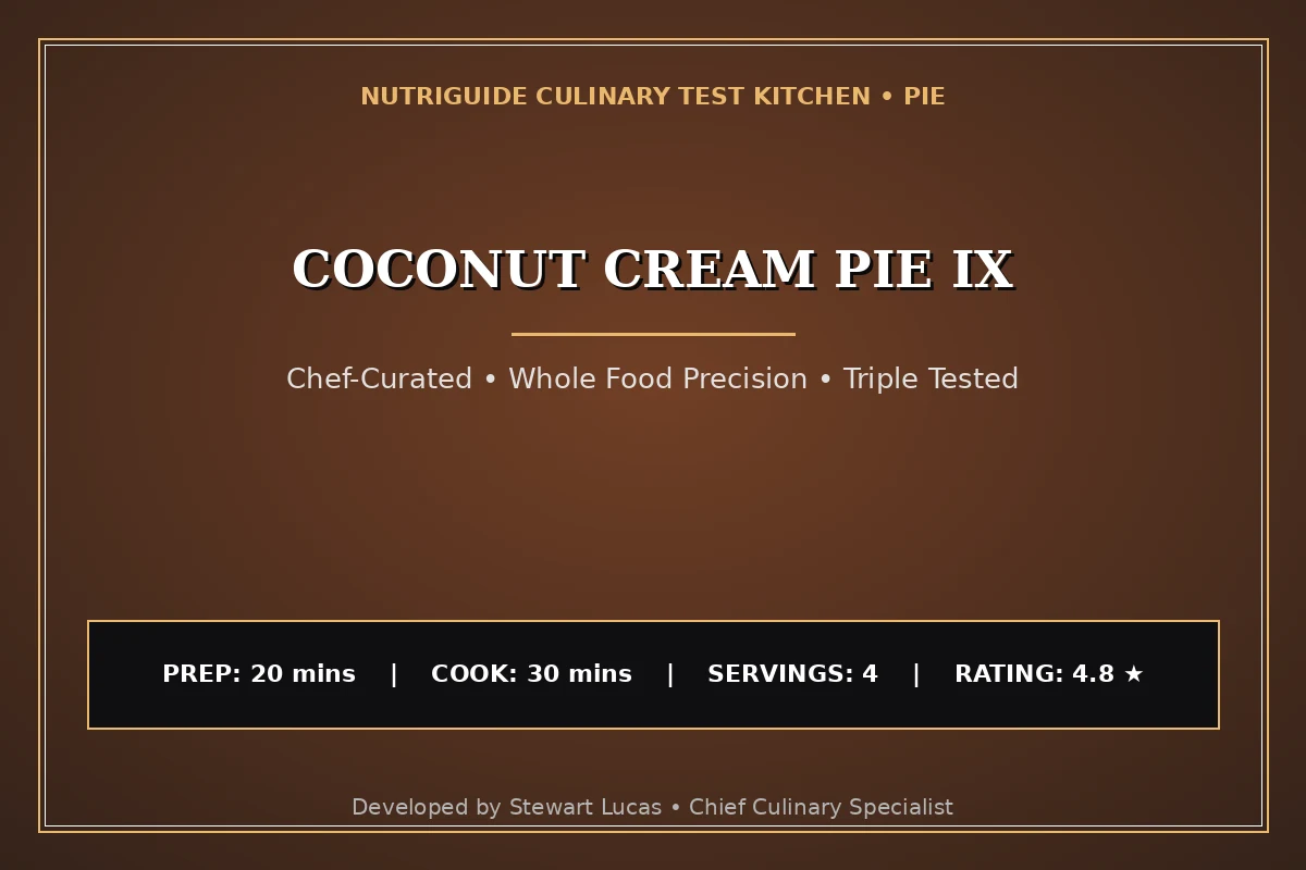 Coconut Cream Pie Ix