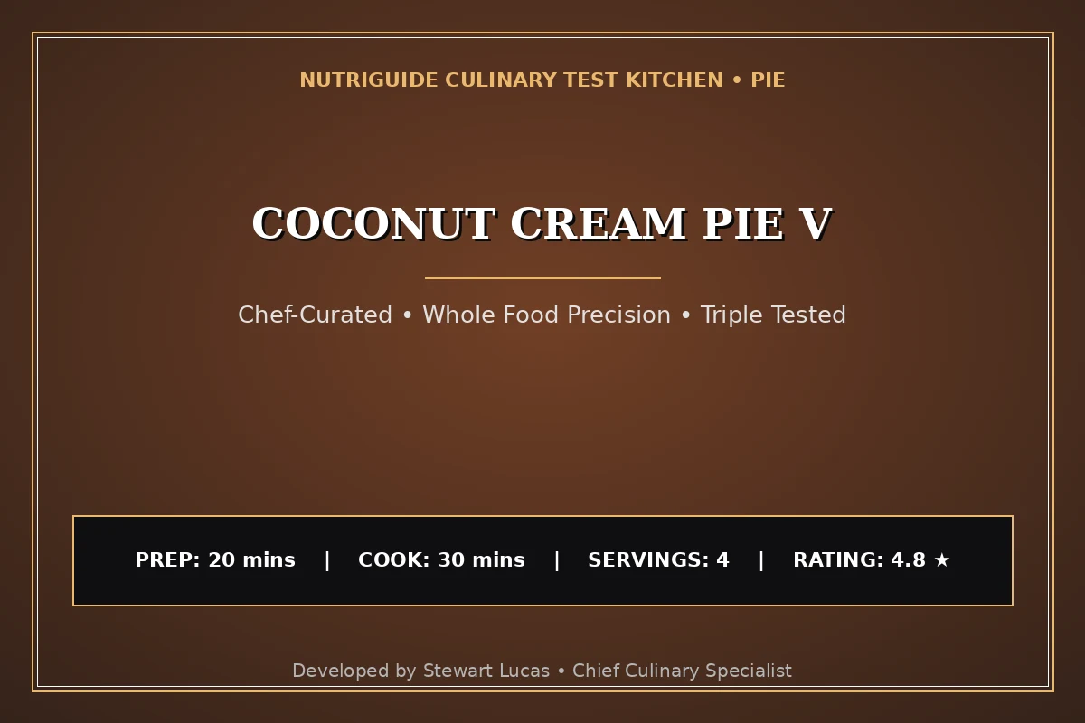Coconut Cream Pie V