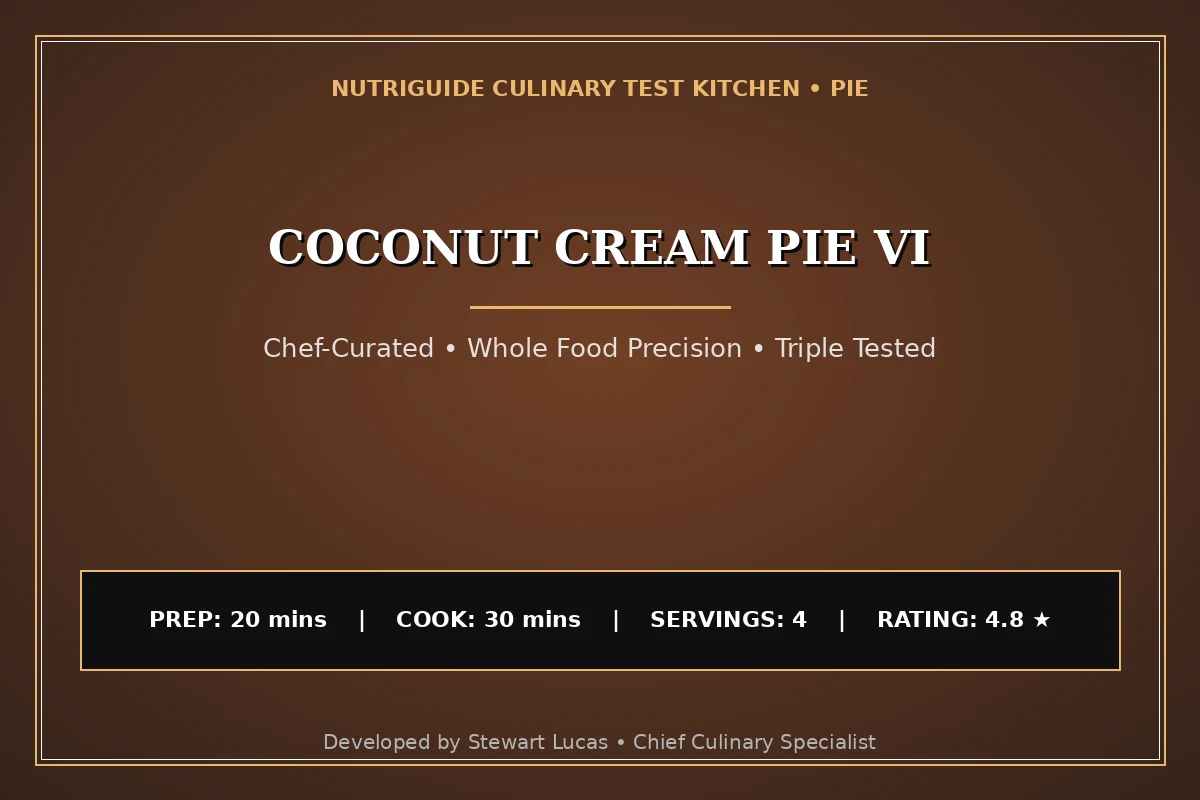 Coconut Cream Pie Vi