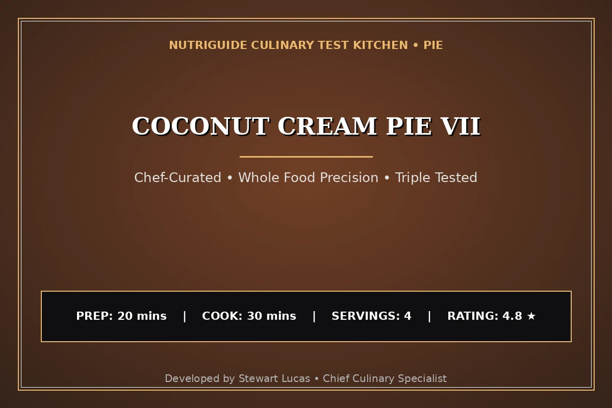 Coconut Cream Pie Vii