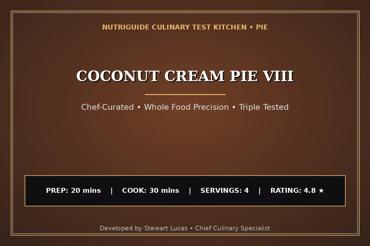 Coconut Cream Pie Viii