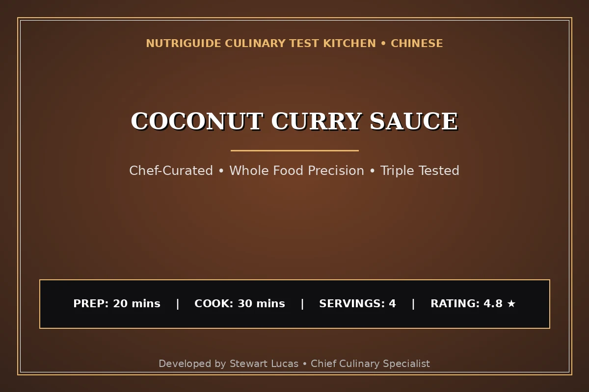 Coconut Curry Sauce