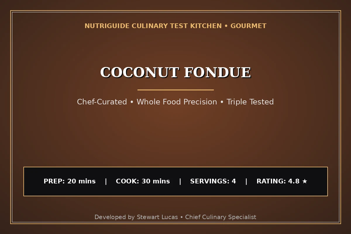 Coconut Fondue