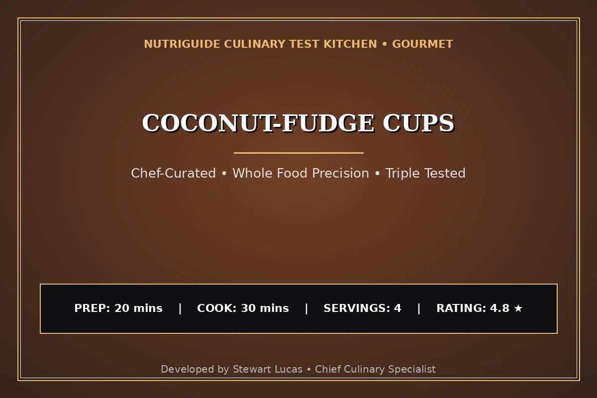 Coconut-Fudge Cups