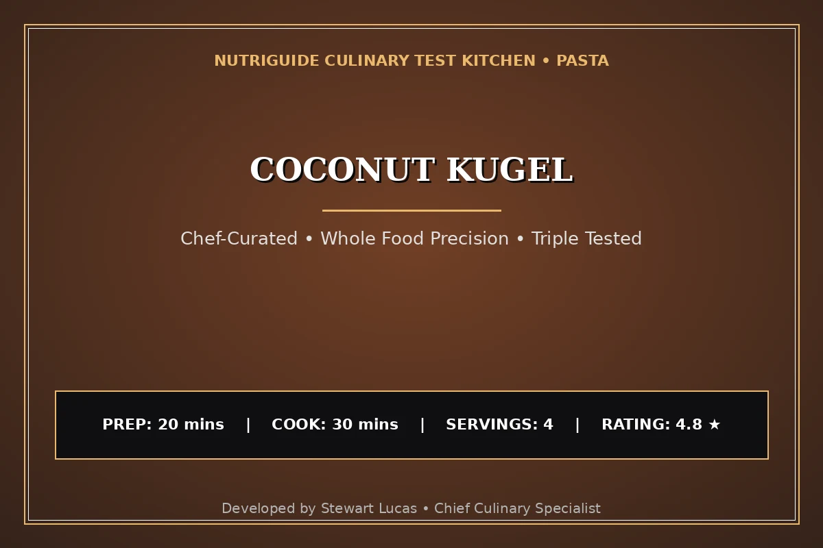 Coconut Kugel