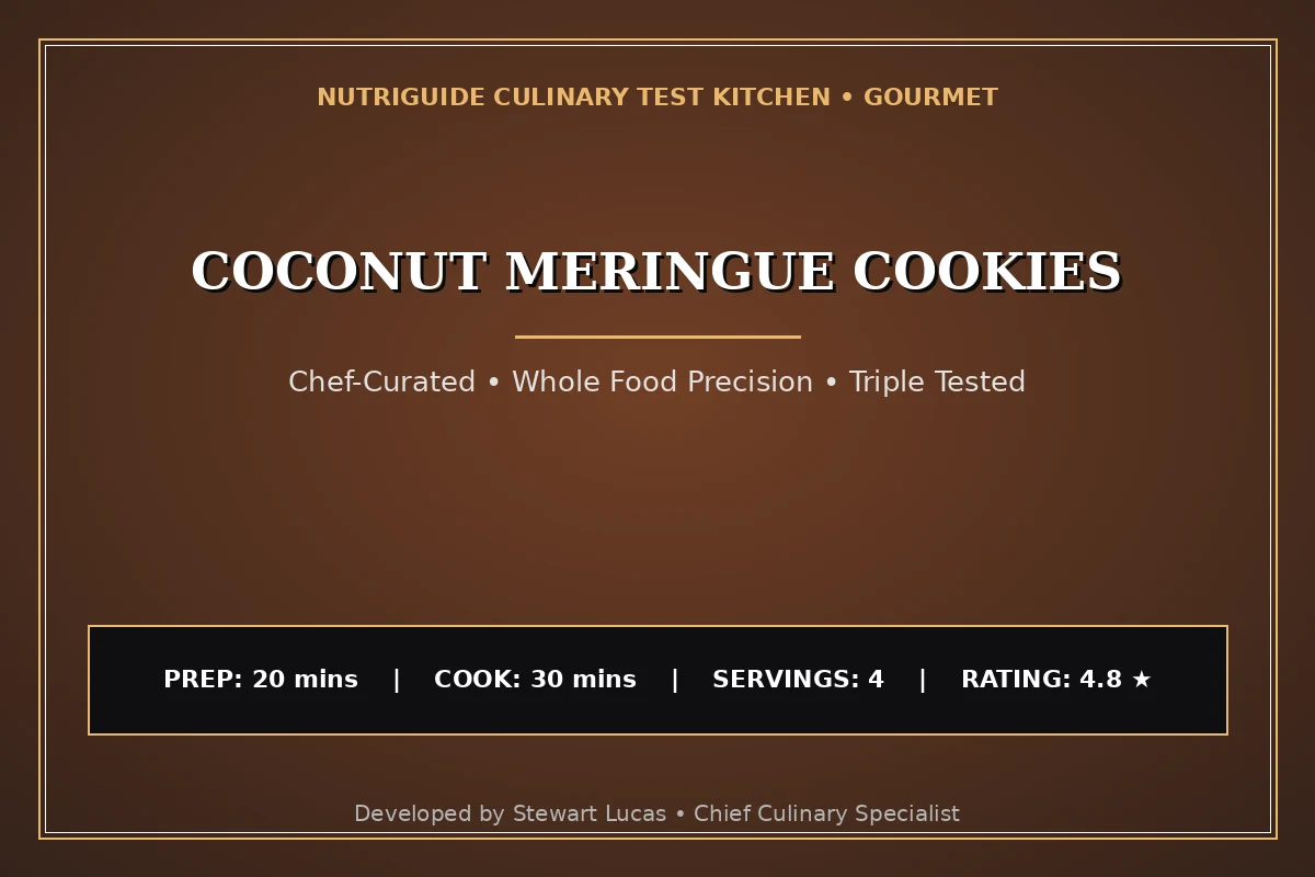 Coconut Meringue Cookies