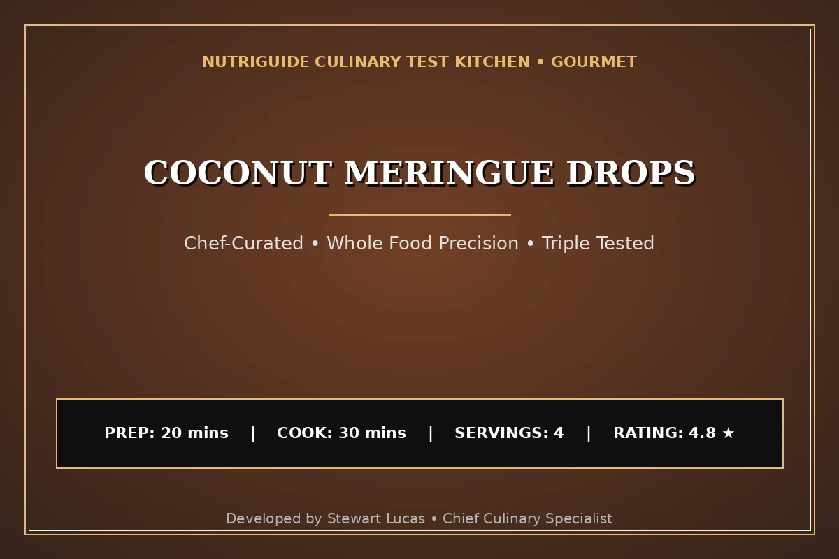Coconut Meringue Drops
