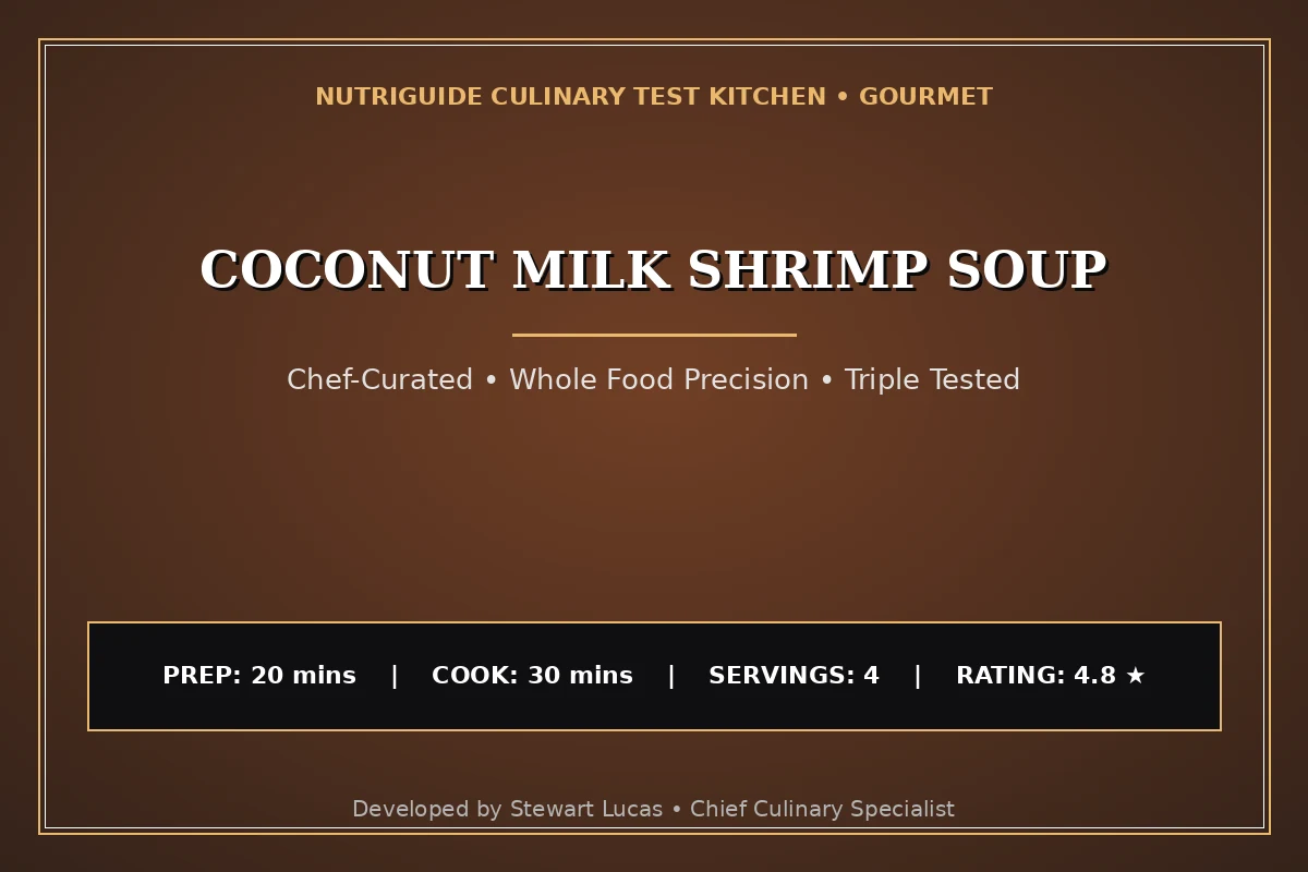 Coconut Milk Shrimp Soup