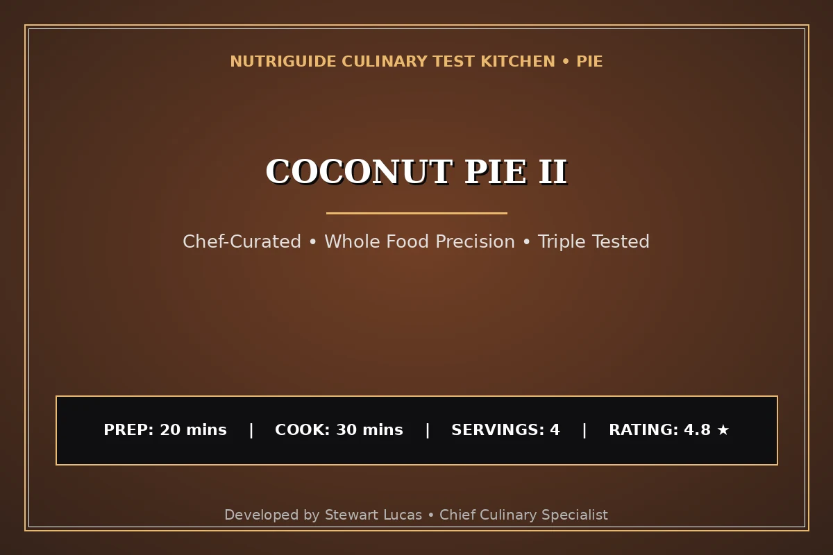 Coconut Pie Ii