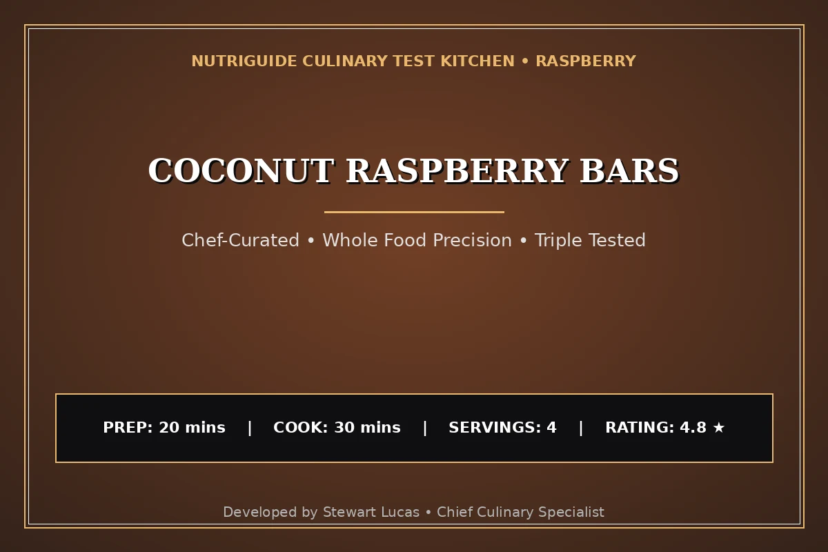 Coconut Raspberry Bars