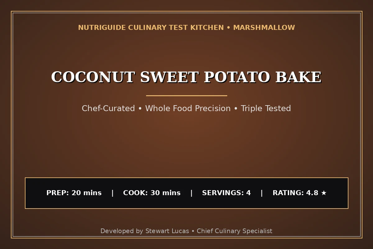 Coconut Sweet Potato Bake