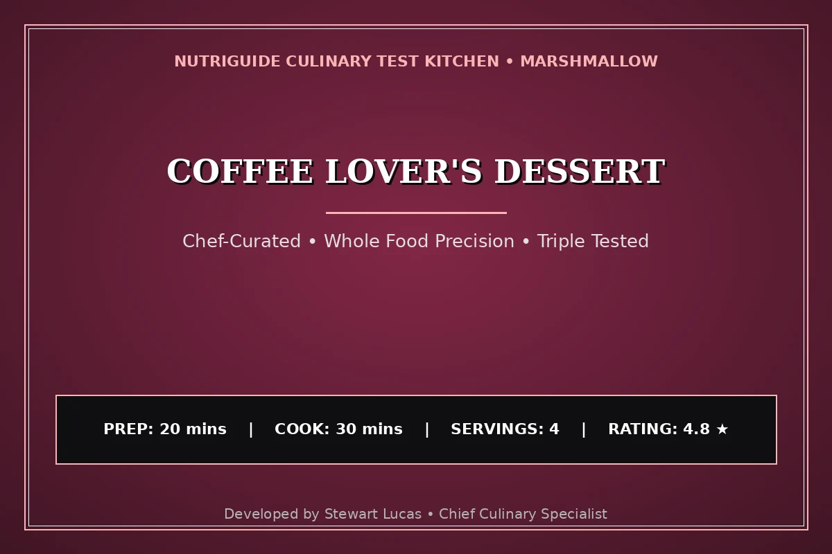 Coffee Lover'S Dessert