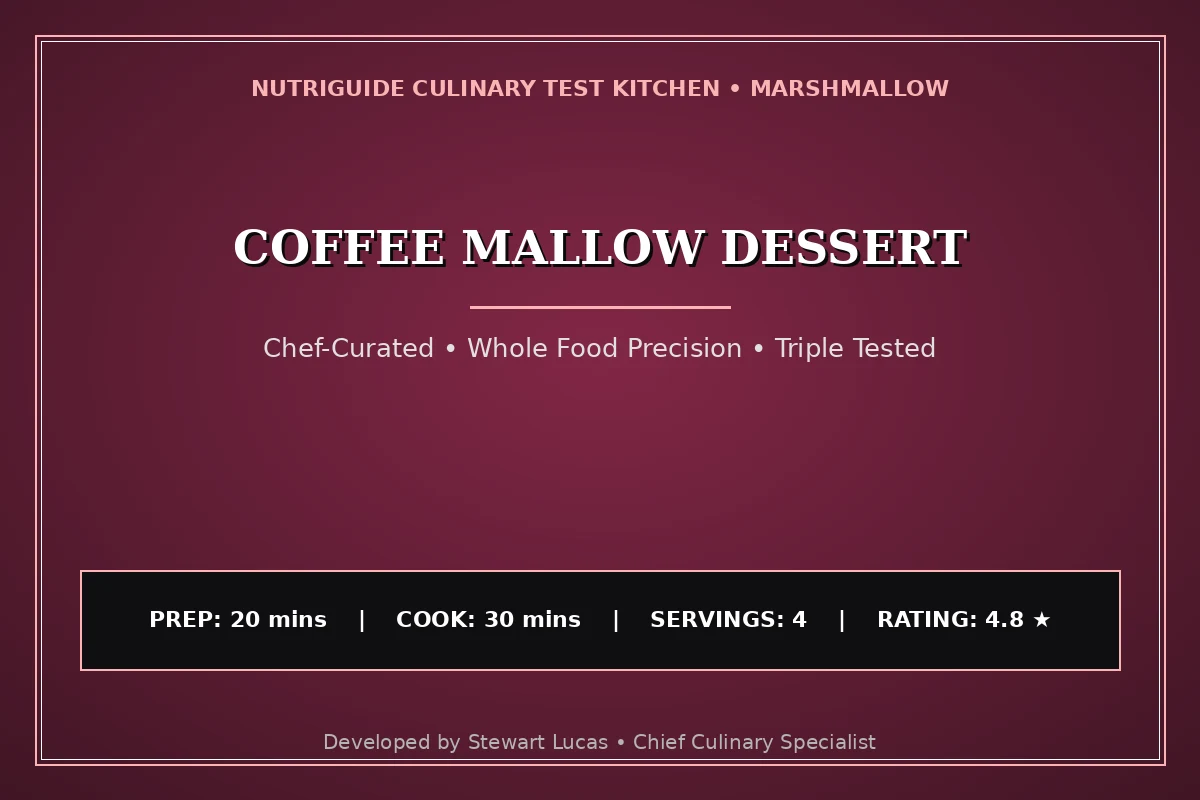 Coffee Mallow Dessert
