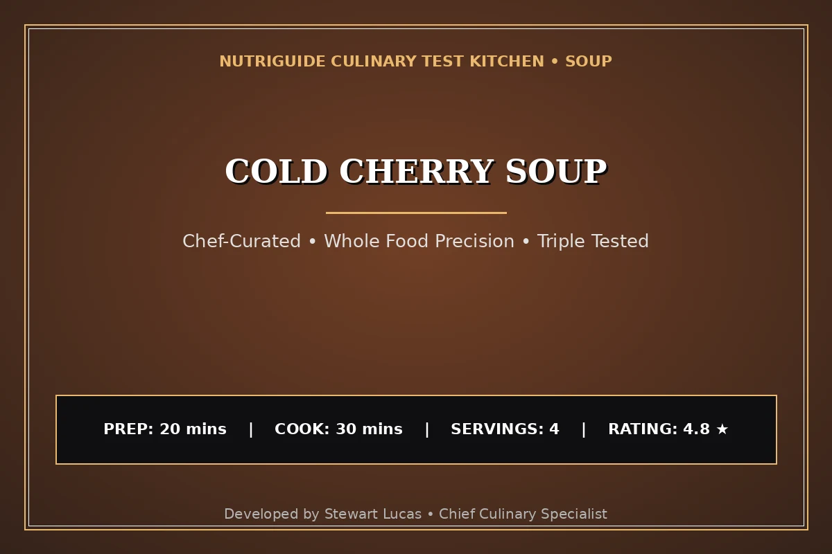Cold Cherry Soup