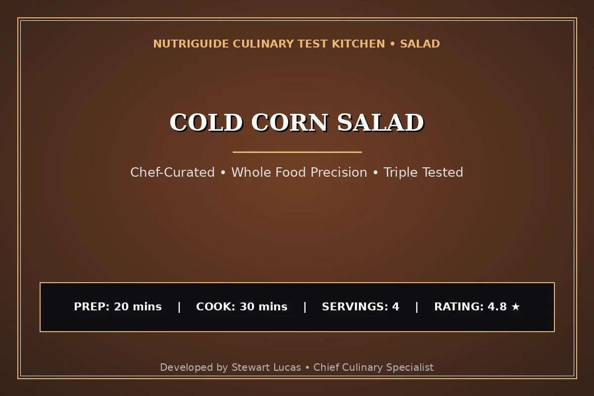 Cold Corn Salad