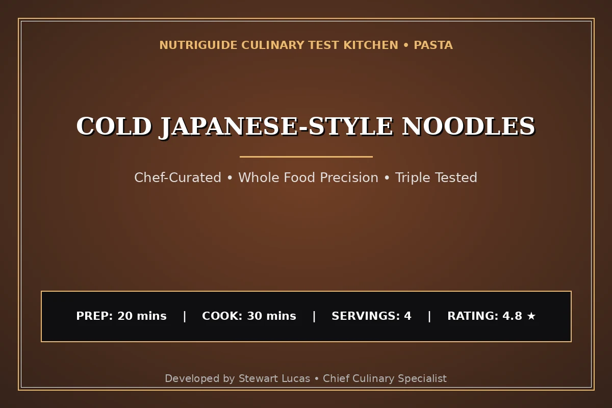 Cold Japanese-Style Noodles