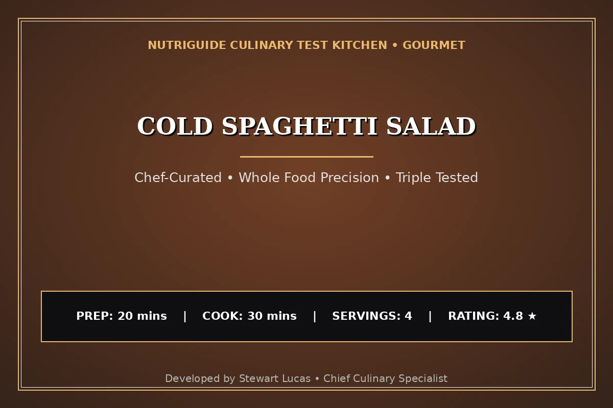 Cold Spaghetti Salad
