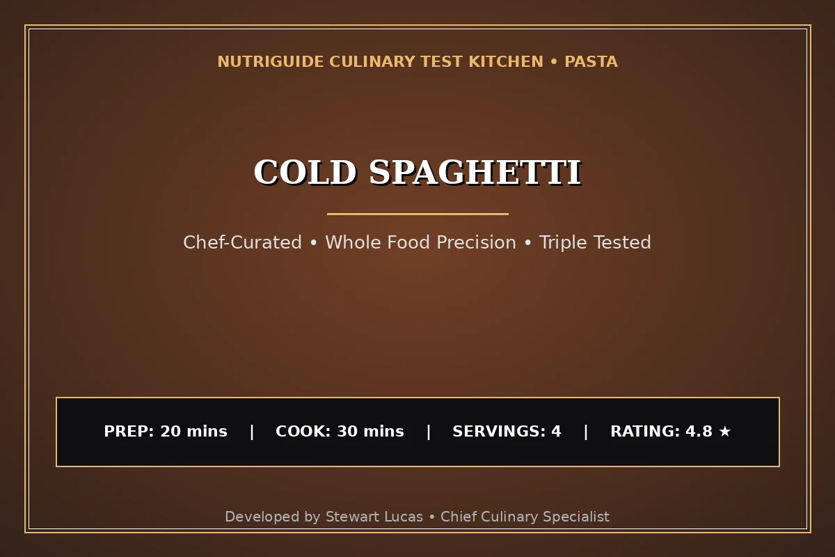 Cold Spaghetti