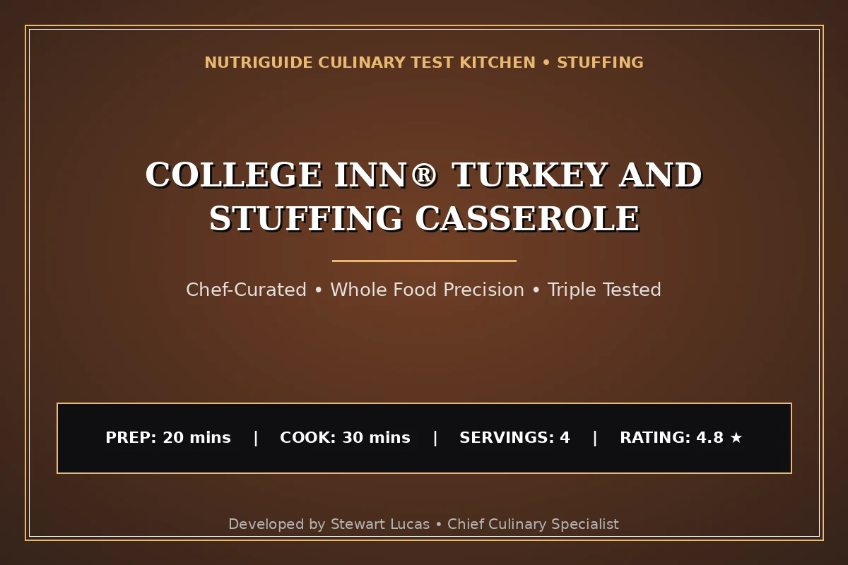 College Inn® Turkey And Stuffing Casserole