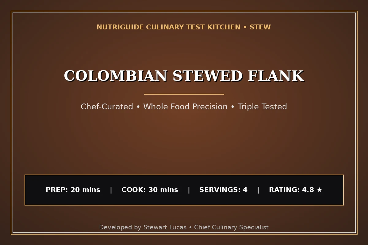 Colombian Stewed Flank