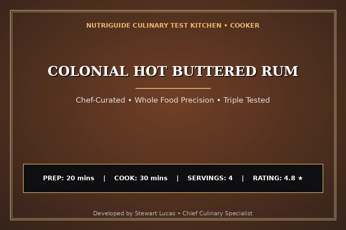 Colonial Hot Buttered Rum