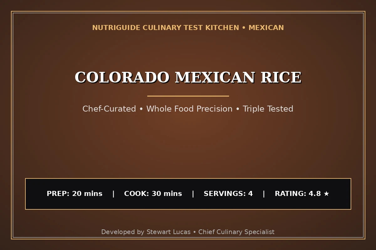 Colorado Mexican Rice