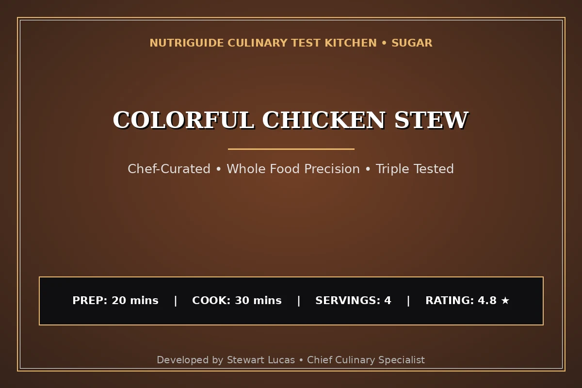 Colorful Chicken Stew