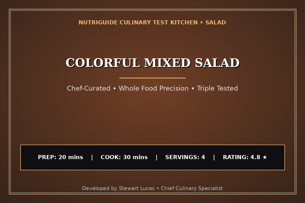 Colorful Mixed Salad