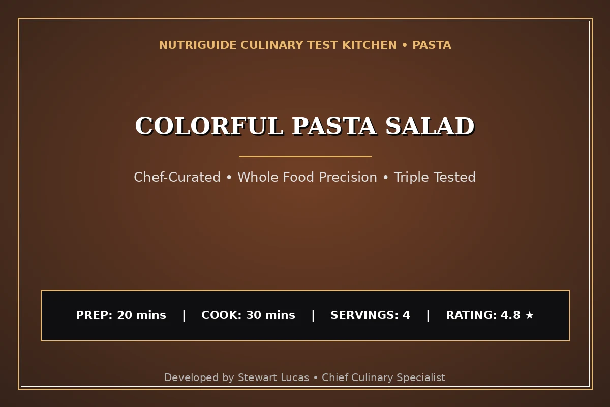 Colorful Pasta Salad