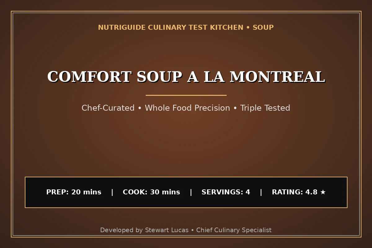 Comfort Soup A La Montreal