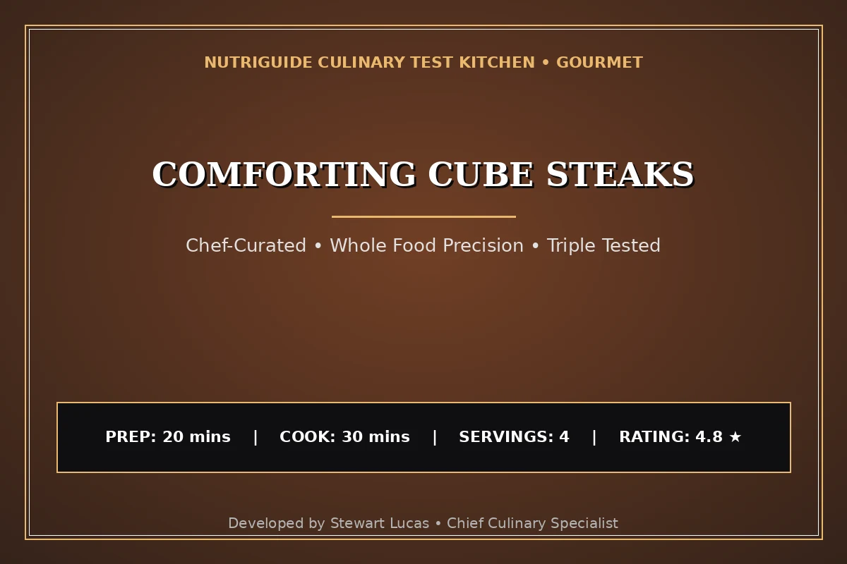Comforting Cube Steaks