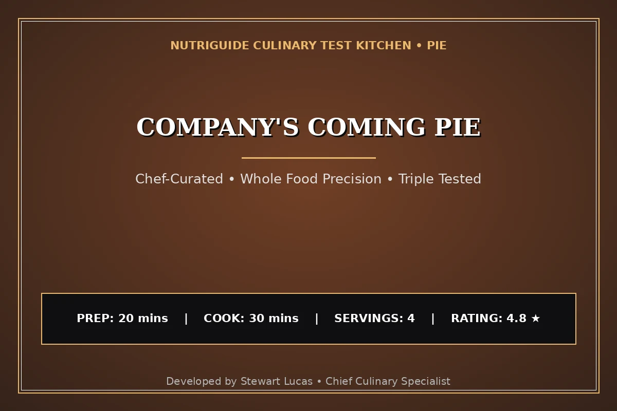 Company'S Coming Pie