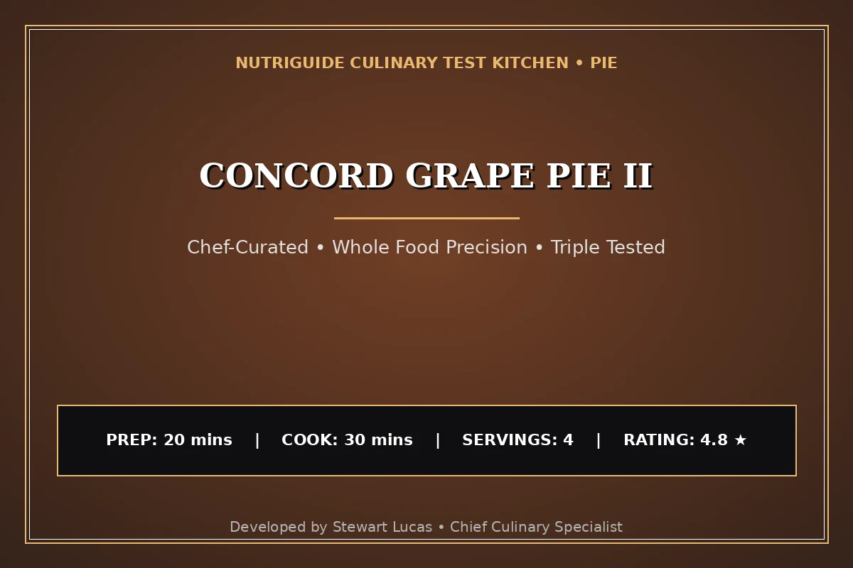 Concord Grape Pie Ii