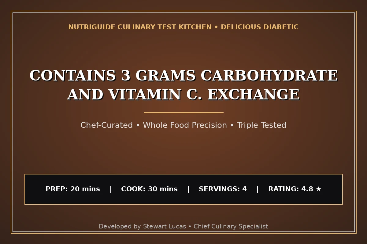 Contains 3 Grams Carbohydrate And Vitamin C. Exchange